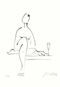 Akt mit Wein, 150,00 Euro Akt mit Wein, 150,00 Euro