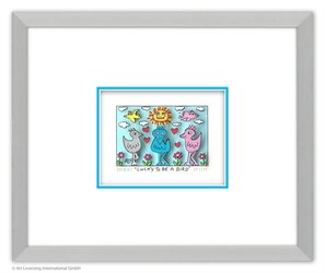 Lucky to Be a Bird, 3D-Konstruktion, 7,7x5,1 cm, 420 Euro