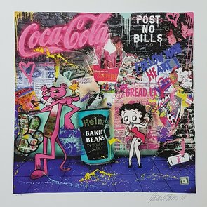 Ultimate Pop II, Siebdruck auf Büttenpapier, 50 x 50 cm