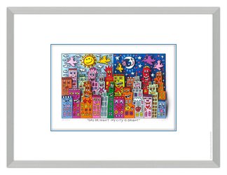 Day or Night - My City is Bright, 3D-Konstruktion, 20x12,5 cm, 1.030 Euro