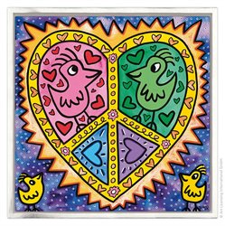 Mommy+Daddy in Love, Pigmentdruck auf Leinwand, 60x60 cm, 2.600 Euro