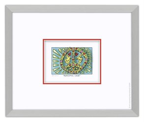Peaceful Love, 3D-Konstruktion, 7,7x5,1 cm, 480 Euro
