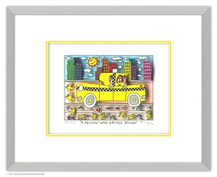 A Fellow Who Drives Yellow, 3D-Konstruktion, 13,5x10 cm, 860 Euro