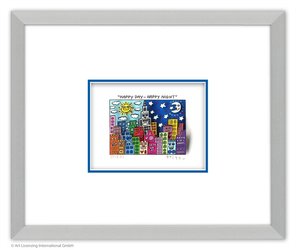 Happy Day - Happy Night, 3D-Konstruktion, 7,7x5,1 cm, 430 Euro
